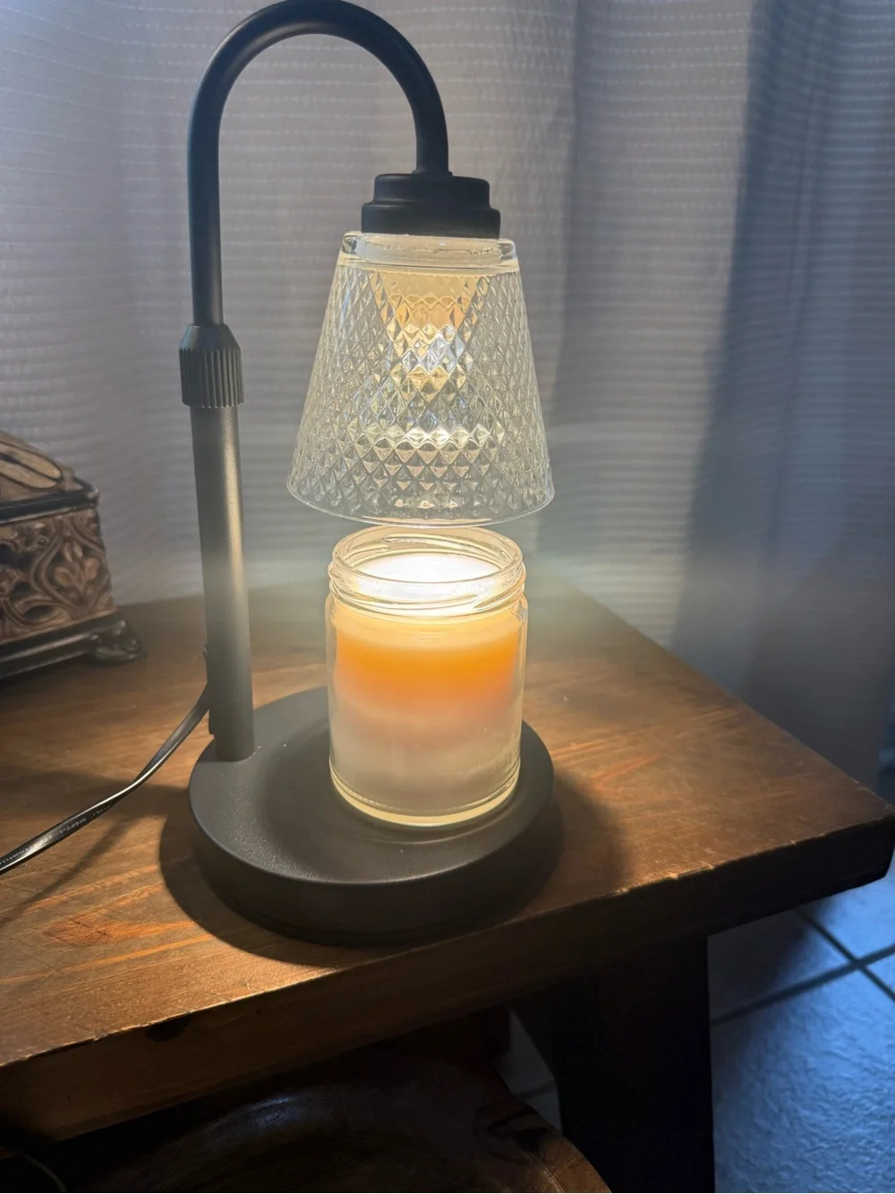 QUTADI Candle Warmer Lamp Timer Dimmer Adjustable Height